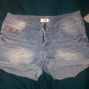 Light Blue Jean Shorts